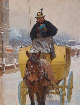 Gustaf Ankarcrona, Mail coachman.