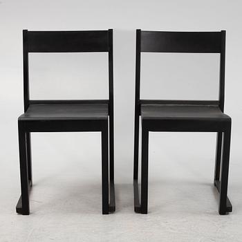 Sven Markelius, a set of six chairs, mid 20th Century.