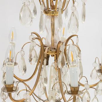 A chandelier, mid 20th Century.