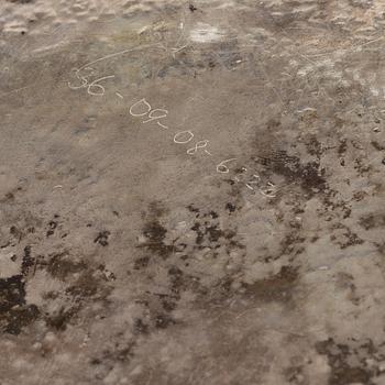 Six silver cups and tray, silver, Iran, 20th century.