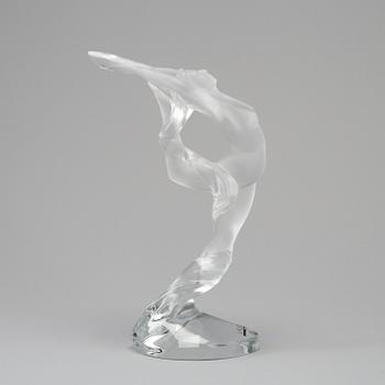 A glass figurine from Lalique, France, late 20th century.