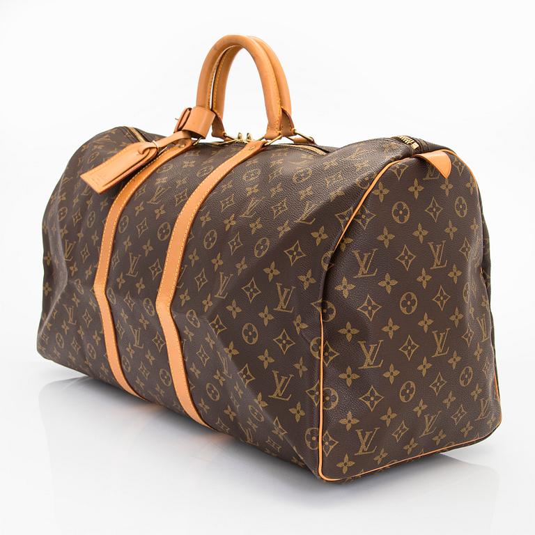 Louis Vuitton, a Monogram Canvas 'Keepall 55' bag.