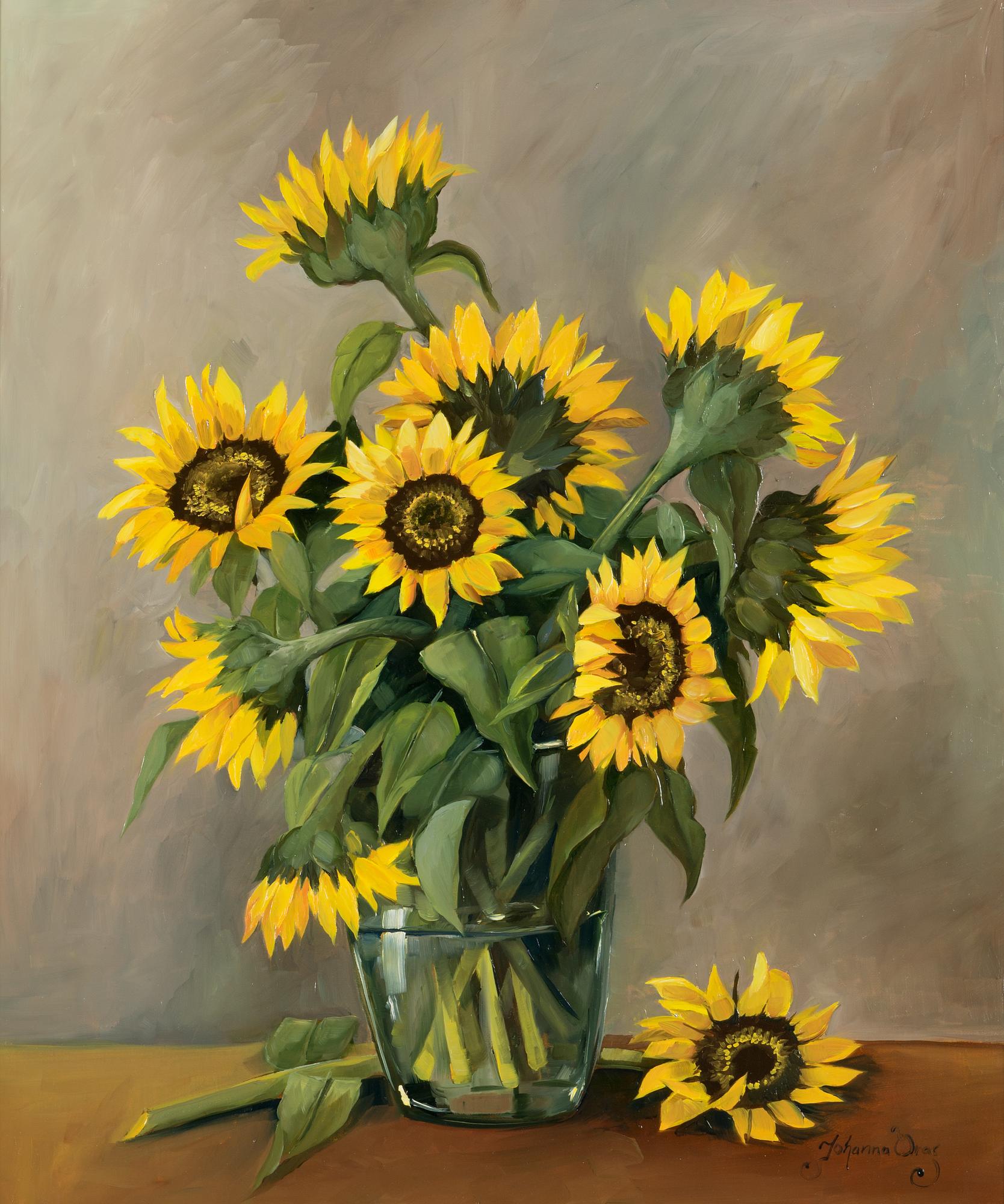 Johanna Oras, oil on canvas, signed.