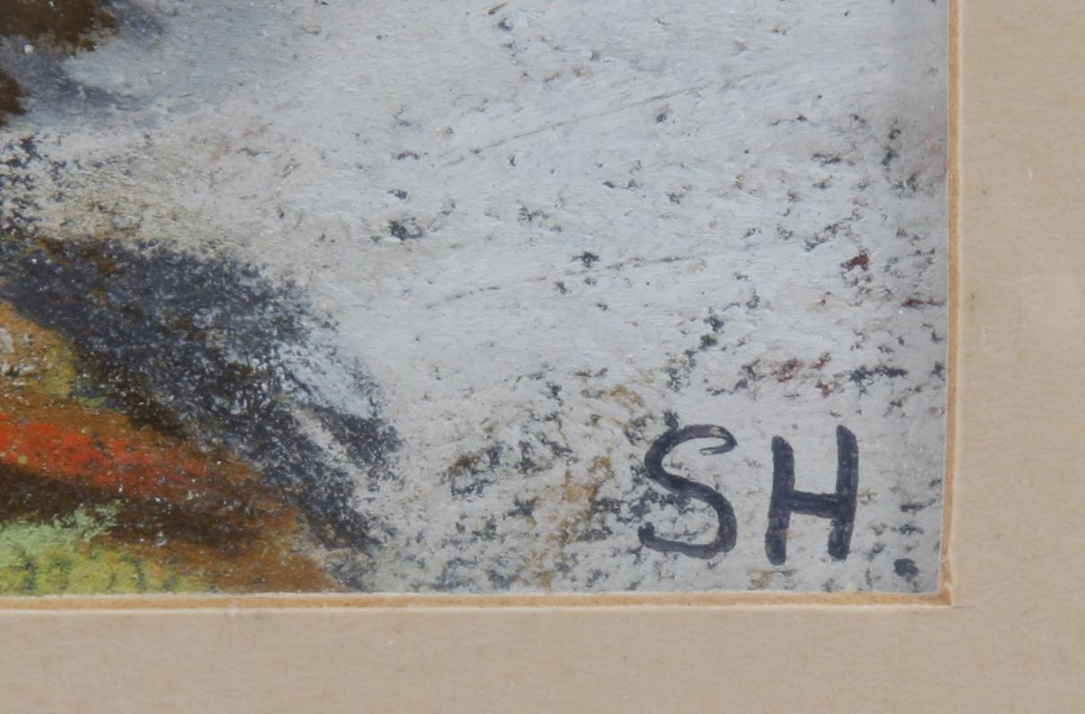 SARA HARJU, pastell, monogramsign.