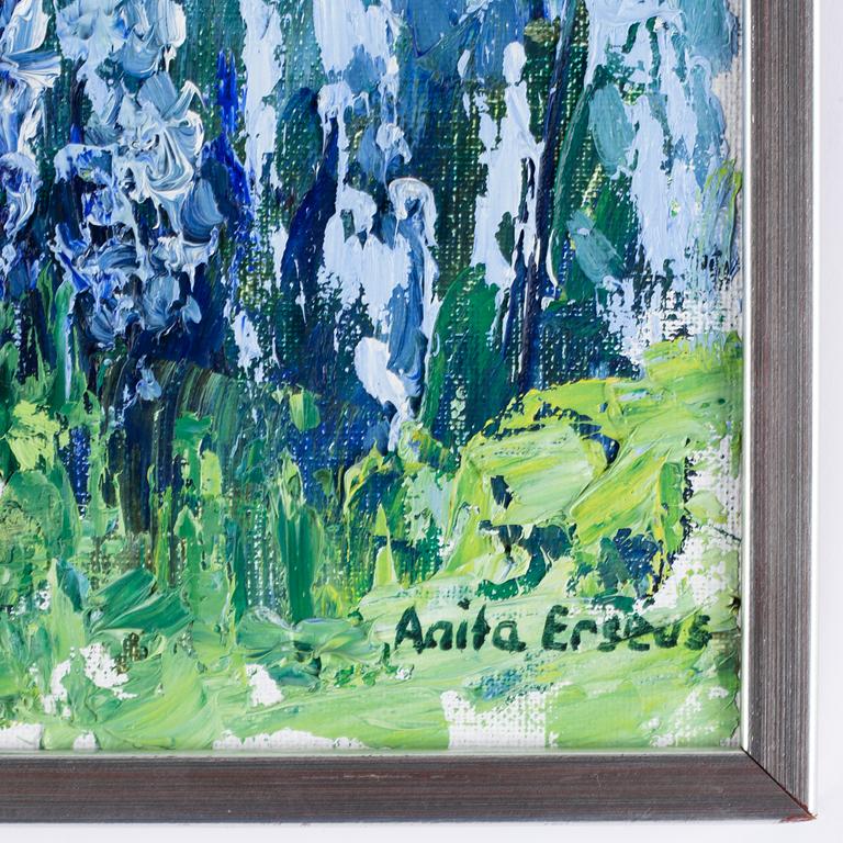 Anita Erséus, oil on canvas, signed.