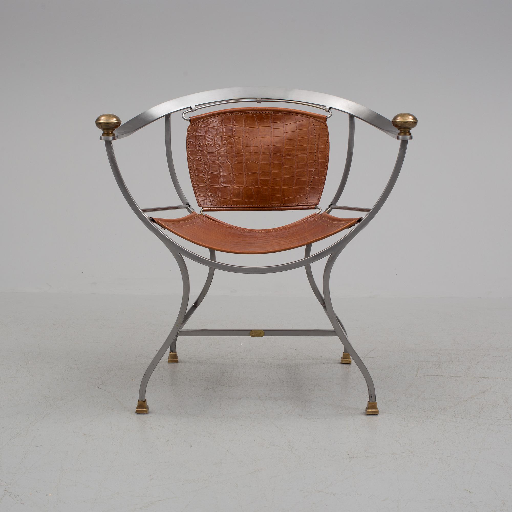 ALBERTO ORLANDI, karmstol, "Pompeii", Italien, sent 1900-tal.