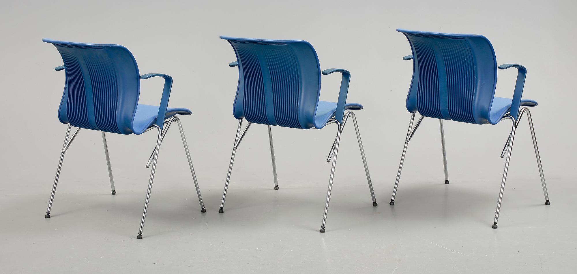 KARMSTOLAR, 3st, Alfred Homann for Fritz Hansen, 1900-talets slut.