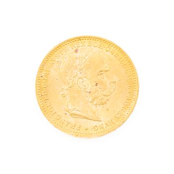 Gold coin, Austria-Hungary, 20 Corona, 1893.