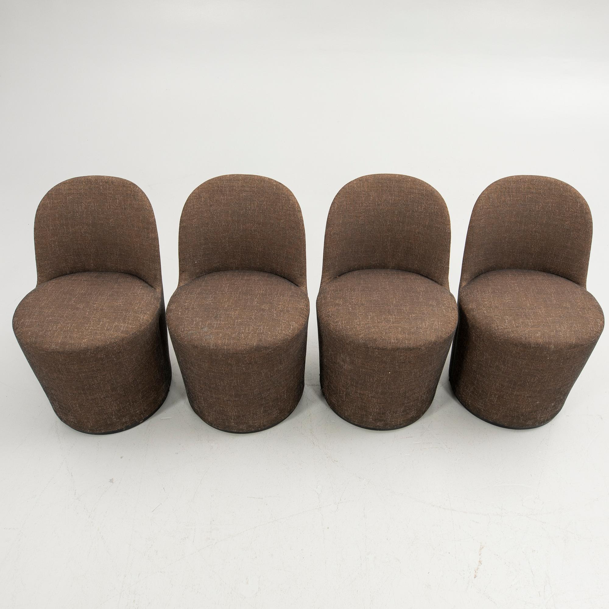 GamFratesi, chairs, 4 pcs, "Tail Chair", Gubi, Denmark.