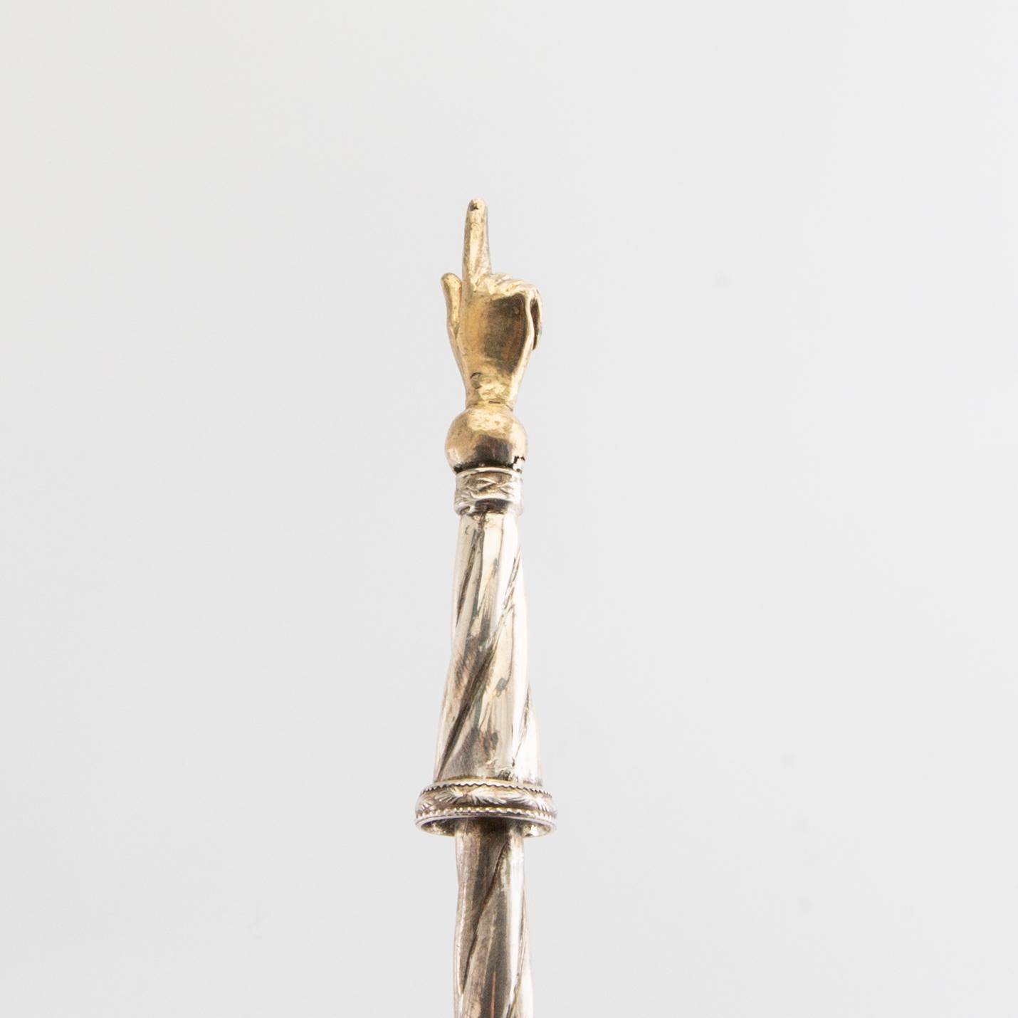 Torah pointer silver Russia 1886.