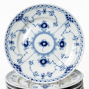 Royal Copenhagen, kaffeservis, 27 delar, "Musselmalet", Royal Copenhagen, Danmark.