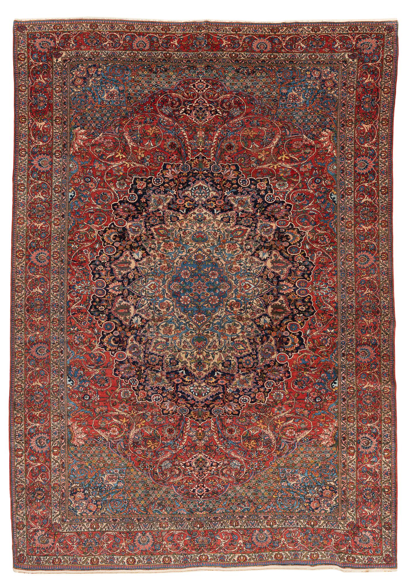 A carpet, semi-antique, Chaharmahal/Bakhtiari Province, ca 475 x 333 cm.