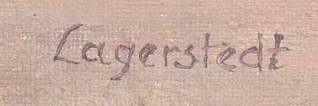 Georg Lagerstedt, olja på duk signerad.