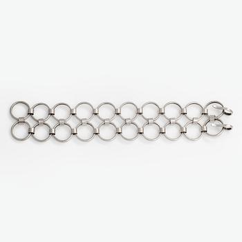 Kaija Aarikka, a silver bracelet, Finland, 1966.
