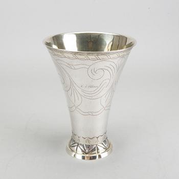 GUSTAF ELFSTRÖM, vase silver, Sala 1793, c 463g.