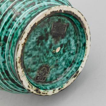 WILHELM KÅGE, an "Argenta" stoneware vase, Gustavsberg Sweden.