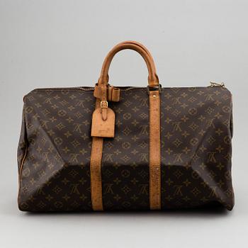 LOUIS VUITTON, A monogram canvas 'Keepall 50'.