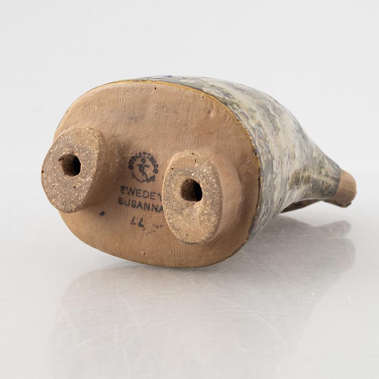 Lisa Larson, figurin, stengods, "Susanna", ur serien "Larsons ungar", Gustavsberg.