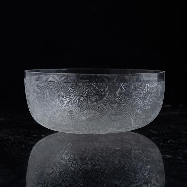 Rinsing cups / bowls, 11 pieces, glass, around 1900.