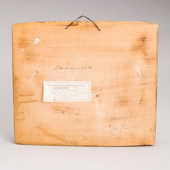 HANNES AUTERE, relief, wood, signed and dated 1955.