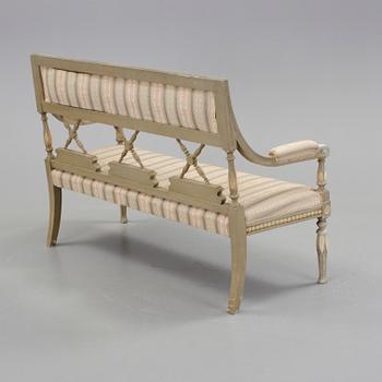 SOFFA, gustaviansk stil, sent 1800-tal.