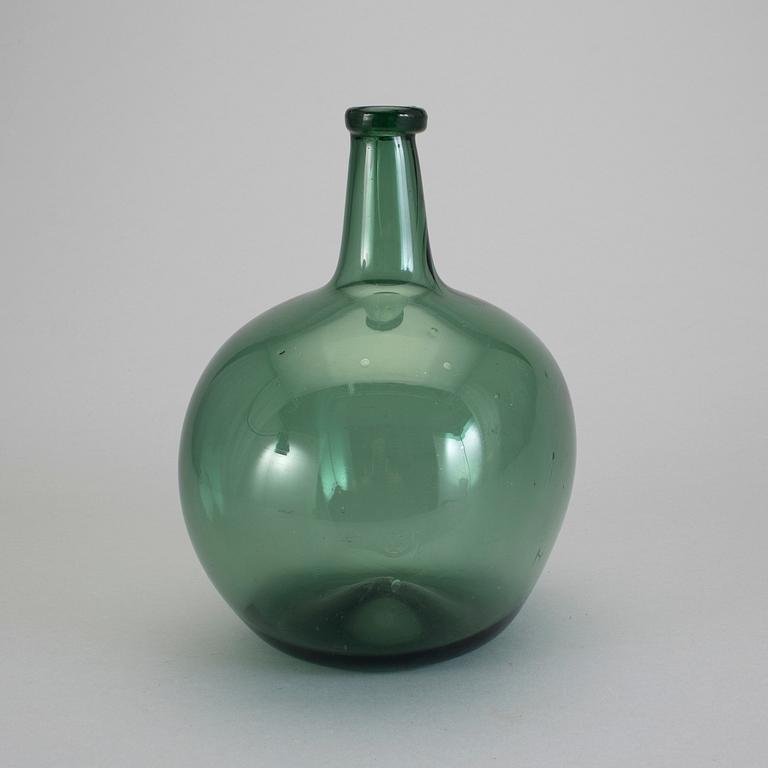 FLASKA, glas, 17-/1800-tal.