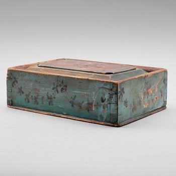 KRYDDLÅDA, allmoge, 1800-tal.