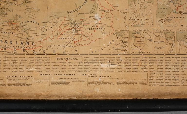 SKOLPLANSCH, daterad 1868.