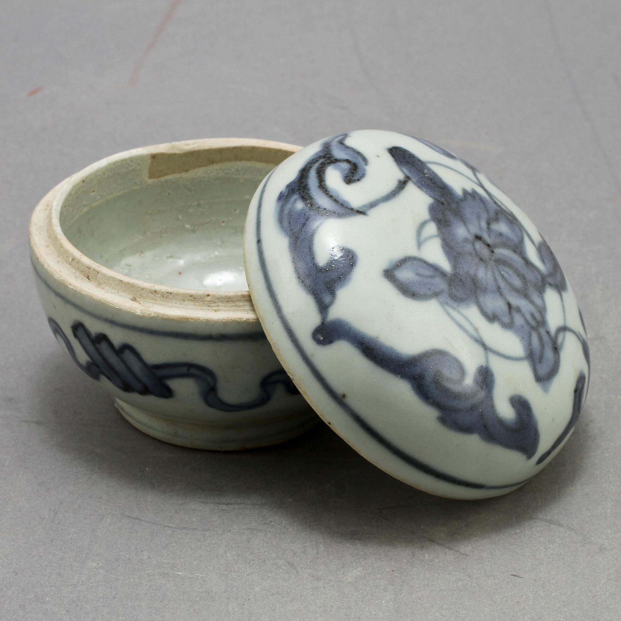 PARTI PORSLIN, 3 delar, Kina, 1700/1800-tal.