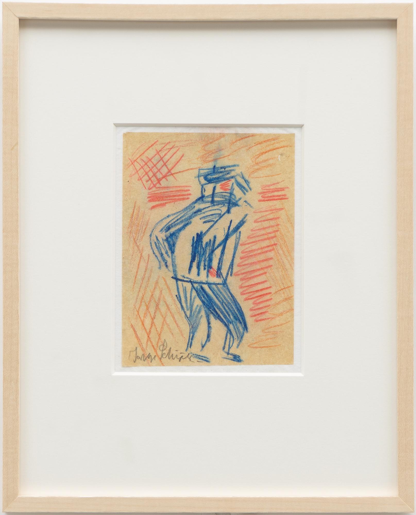 Inge Schiöler, Blue figure.