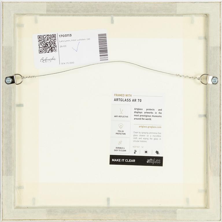 Lars Lerin, Höst, Lofoten.