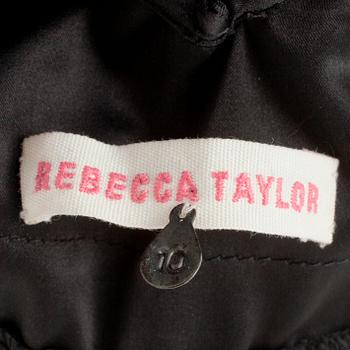 REBECCA TAYLOR, a black and white dress.