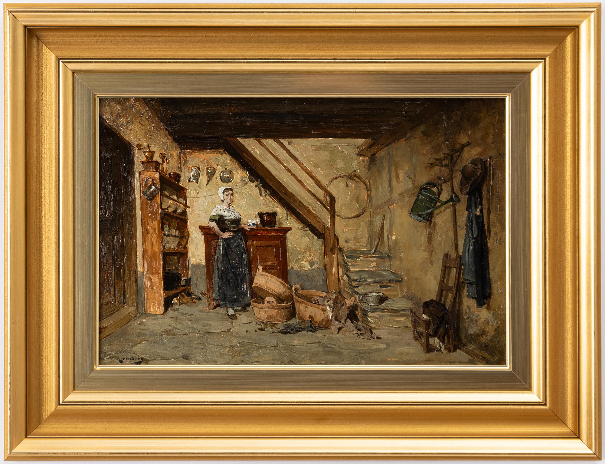 August Jernberg, Köksintriör.