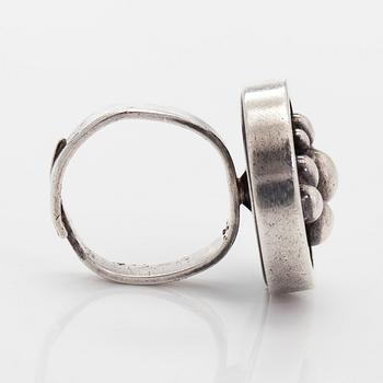 Nanny Still, ring, titan, silver, Kultakeskus 1976.