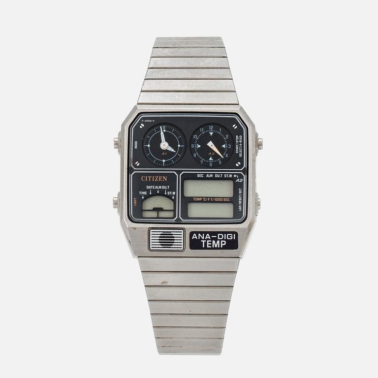 CITIZEN, ANA-DIGI TEMP, wristwatch, 32 mm.