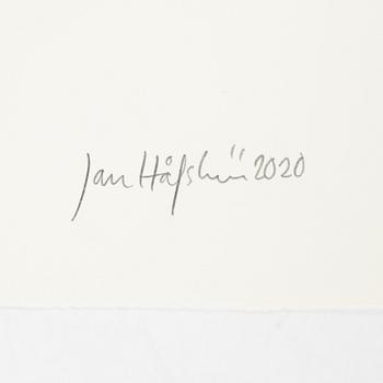 Jan Håfström, färgetsning, 2020, signerad 45/50.