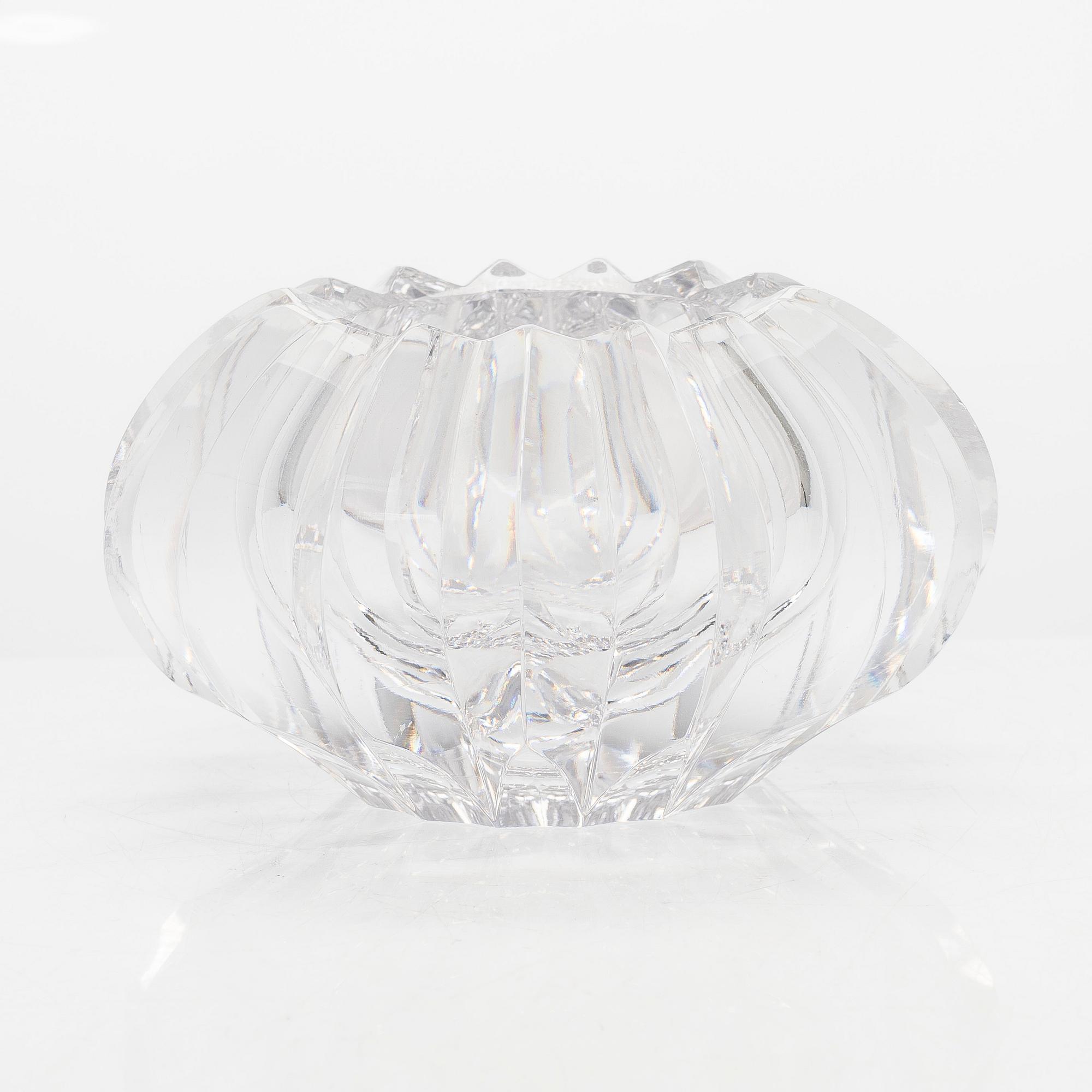 Aimo Okkolin, konstglas, model 6575, signerad Aimo Okkolin Riihimäen Lasi Oy.