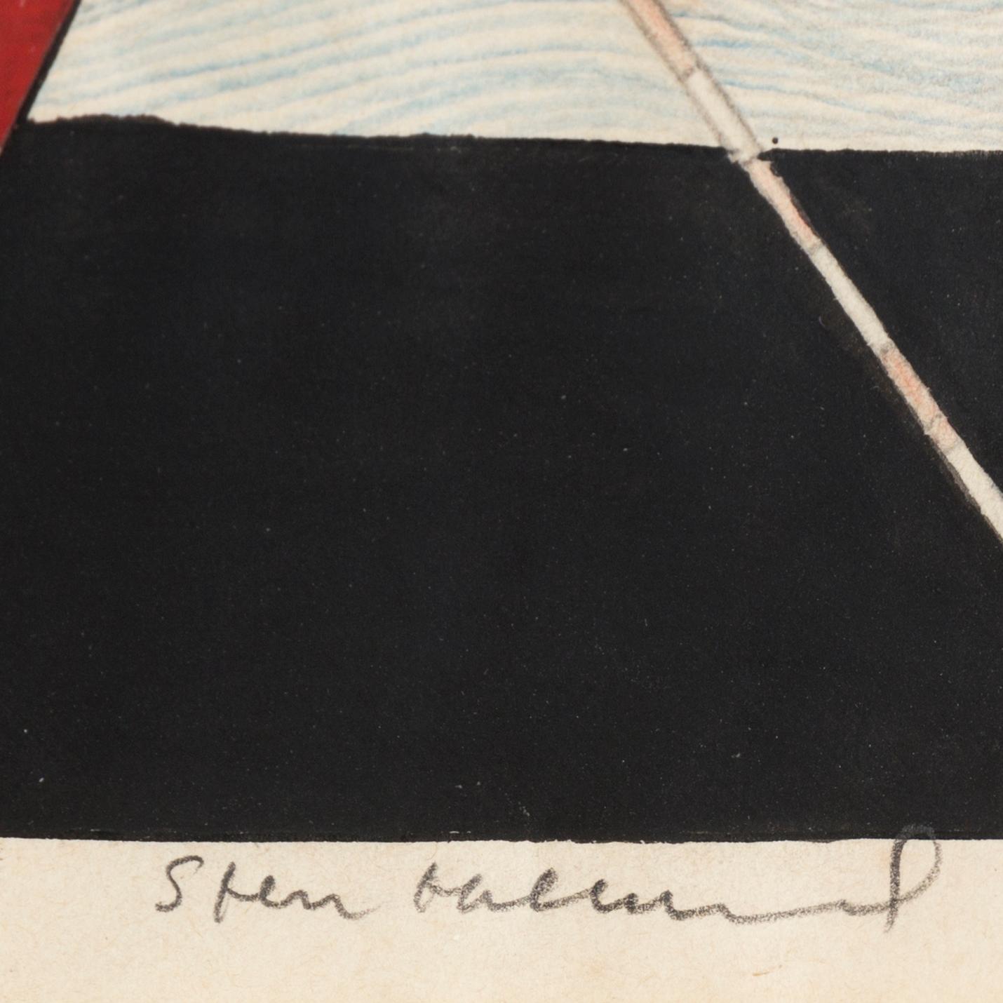 STEN EKLUND, gouache, signed and dated 1967.