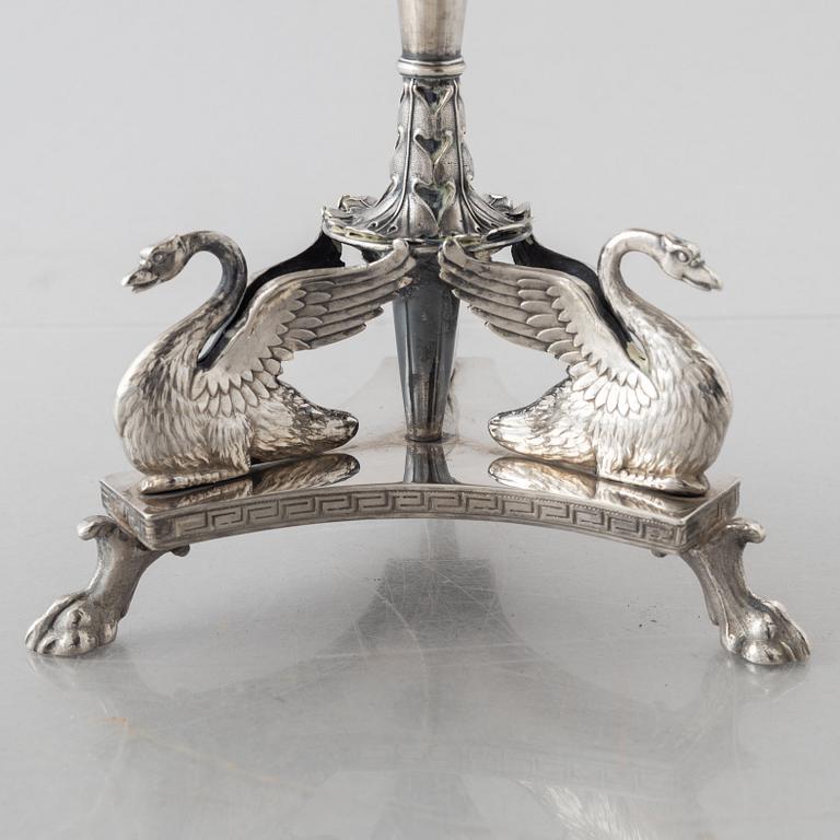 Adolf Zethelius, a silver sugar bowl, Stockholm, Sweden, 1816.