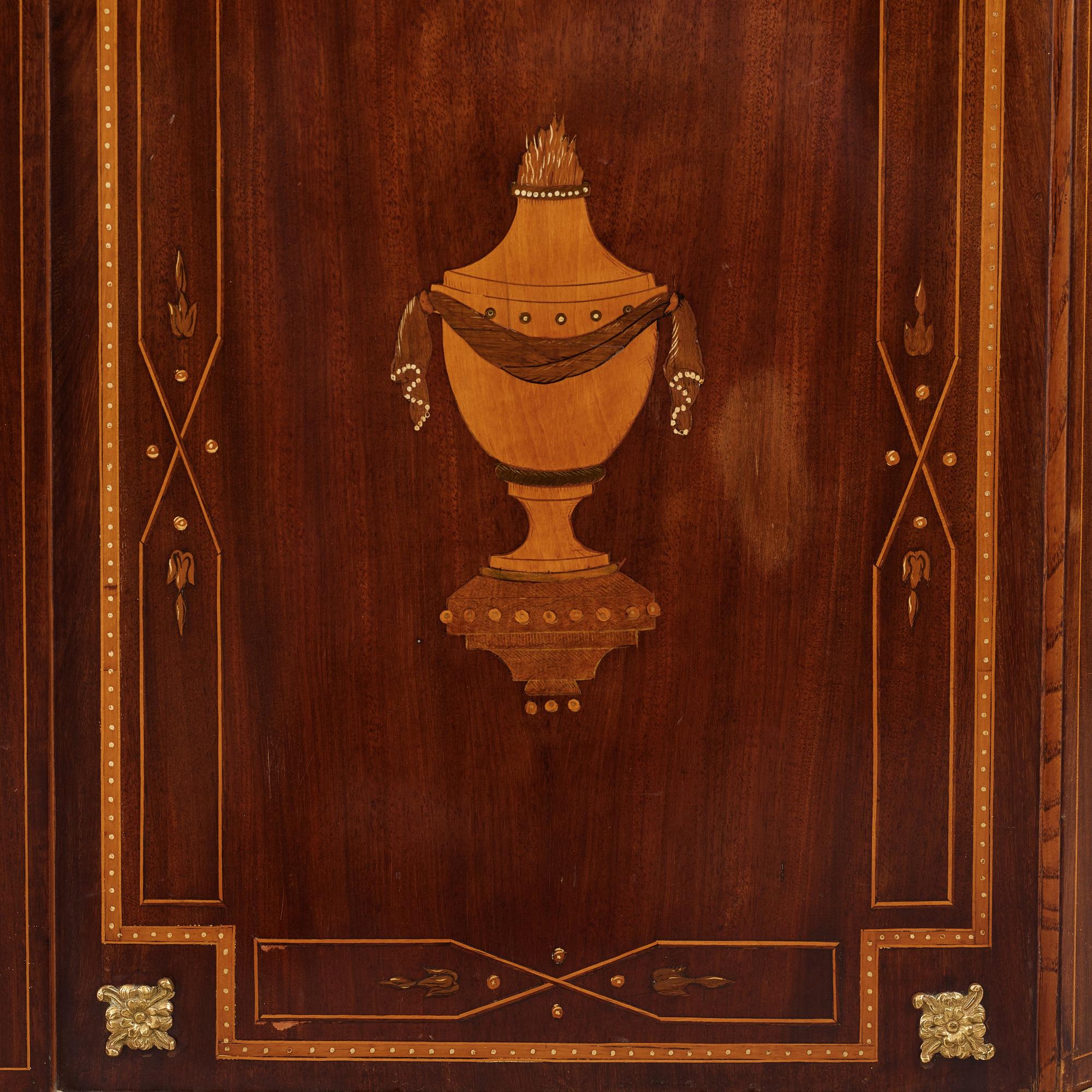 A Gustavian commode by N P Stenström (master in Stockholm 1781-1790), late 18th century, not signed.