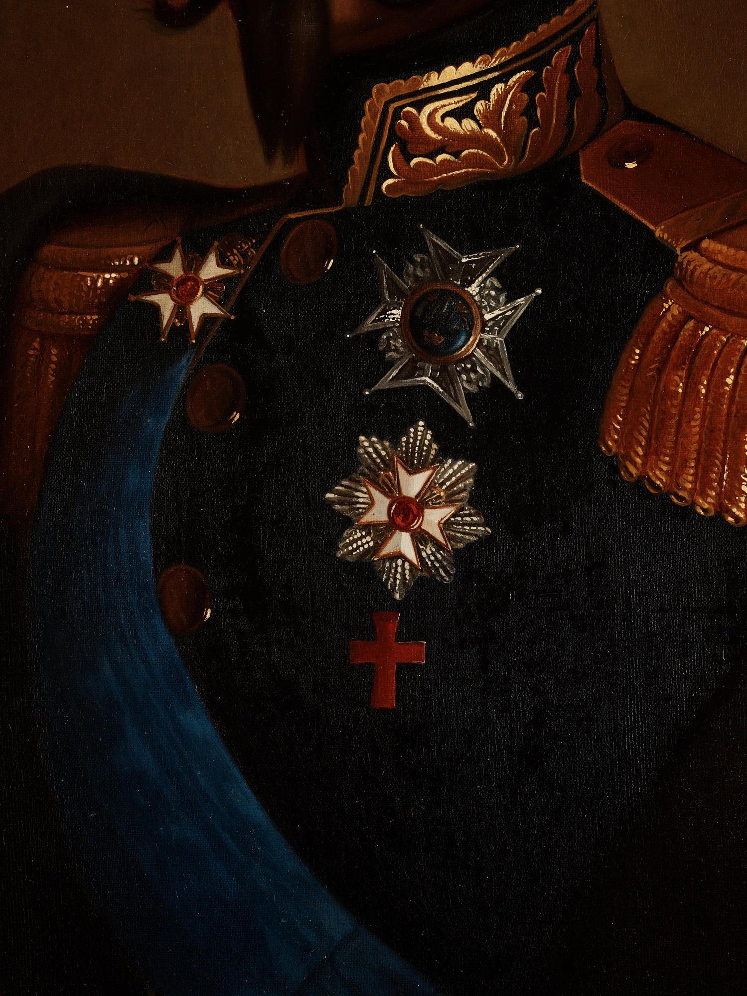 Carl Theodor Staaff, attributed to, "King Oscar I" (1799-1859).
