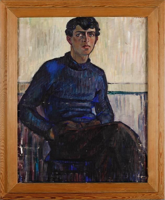 Gösta Adrian-Nilsson, Portrait of Karl Edvard Holmström ("Ilja").