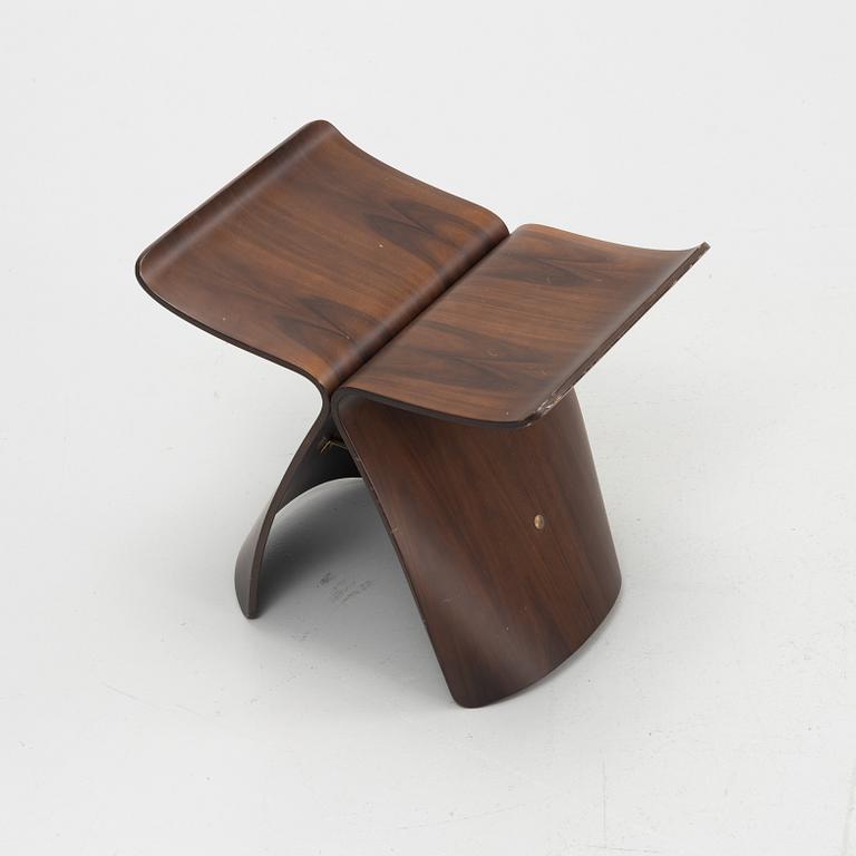 Sori Yanagi, a 'Butterfly' chair, probably Tendo. Japan, 21st Century.