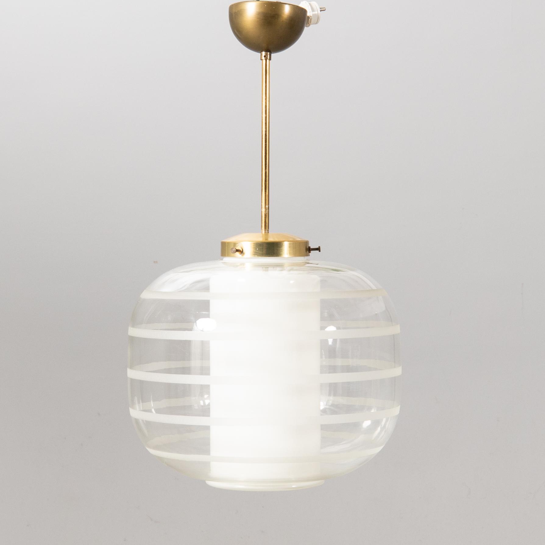 Harald Notini, troligen, taklampa, Arvid Böhlmarks lampfabrik, 1930-1940-tal.