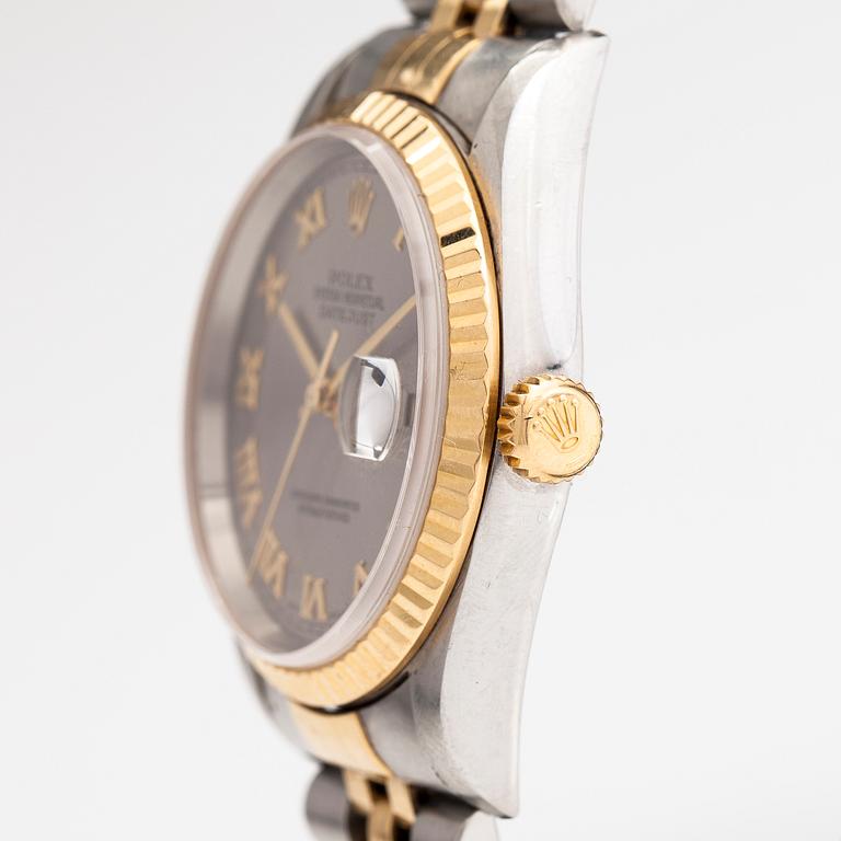 ROLEX, Oyster perpetual, Datejust, rannekello, 36 mm.