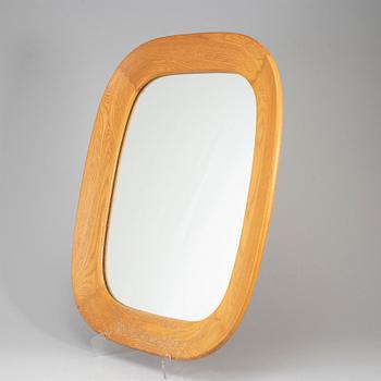 An oak mirror  Fröseke, AB Nybrofabriken, mid 20th Century.