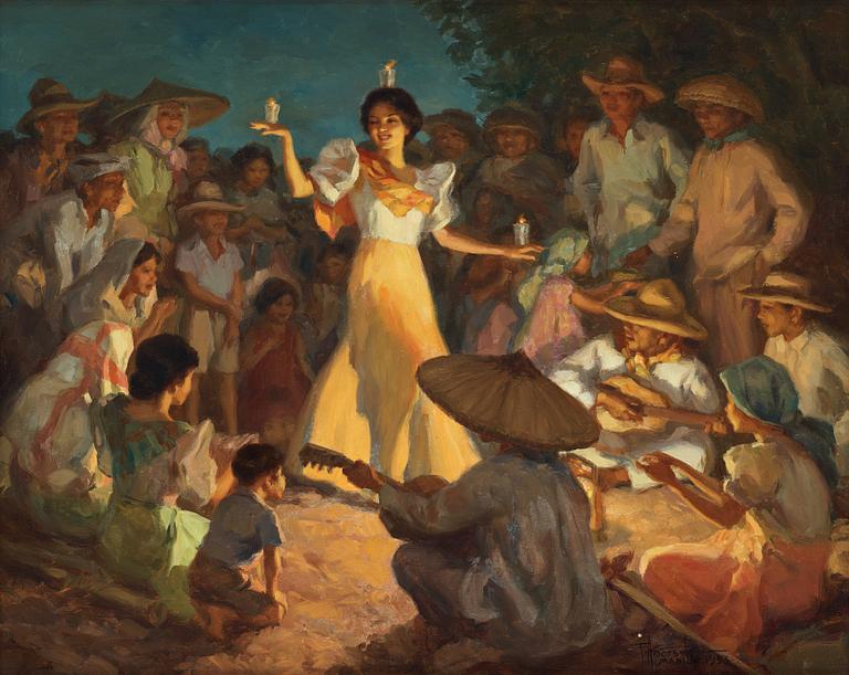 Fernando Cueto Amorsolo, Pandanggo sa Ilaw (Fandango with the Light).