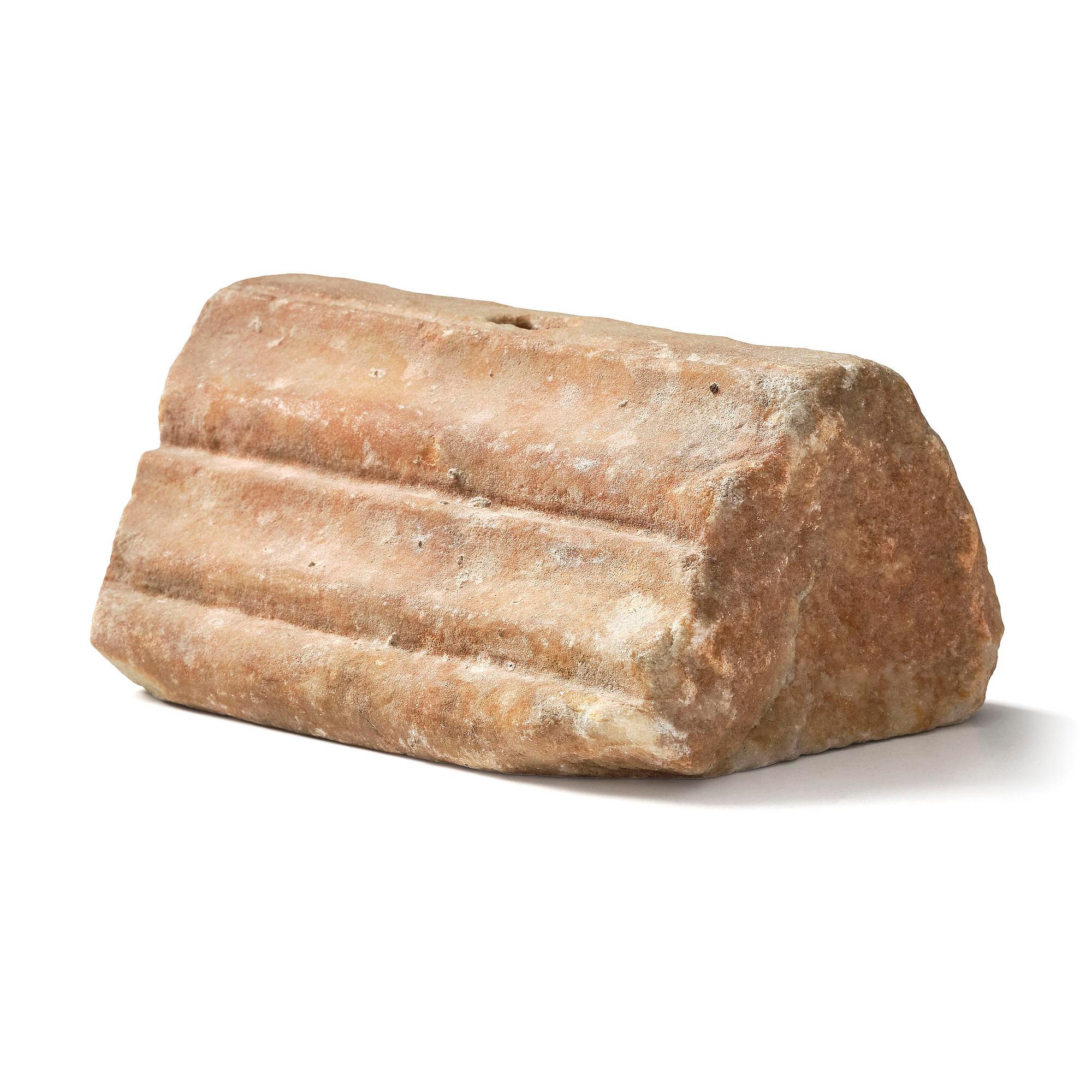A presumably Hellenistic marble part of a frieze.