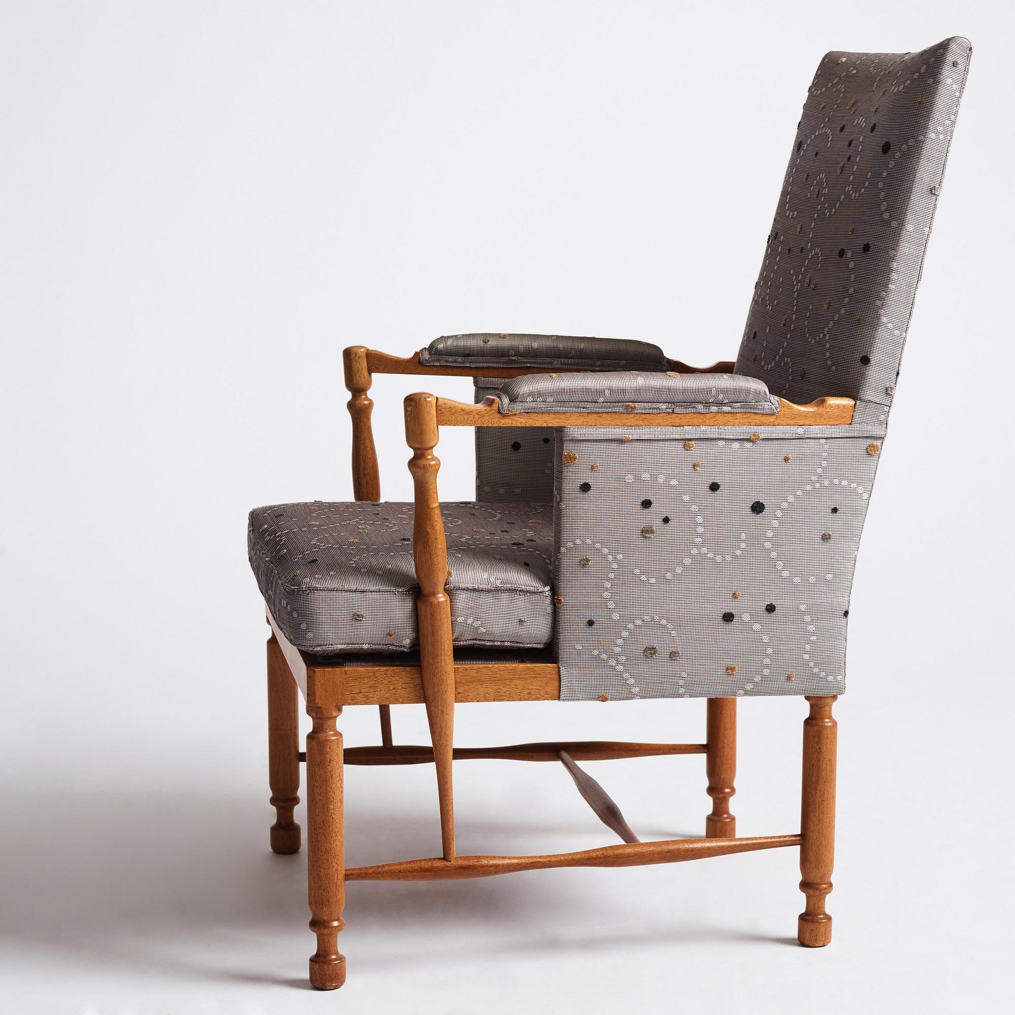 Josef Frank, a 'model 880' armchair, Svenskt Tenn, Sweden.