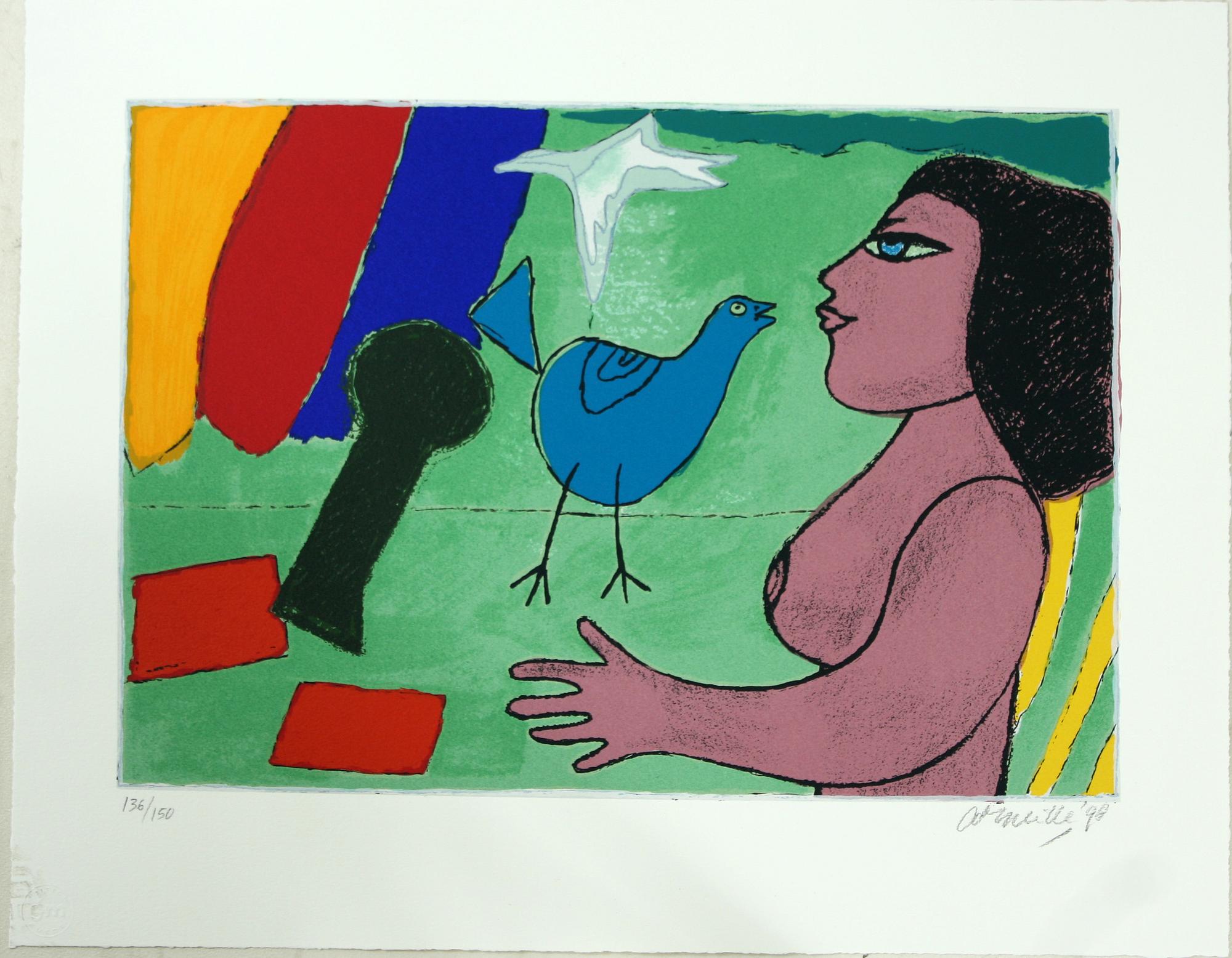 BEVERLOO CORNEILLE, silkscreen, sign o dat 98, numr 136/150.